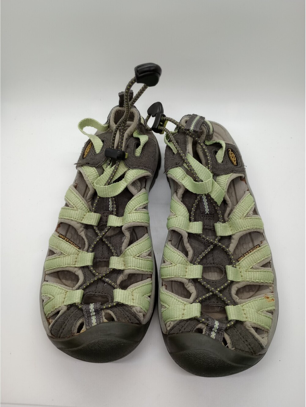 KEEN Women's Sandals 5 Girls Green Hiking Athletic Camping Draw Cord Strap 201